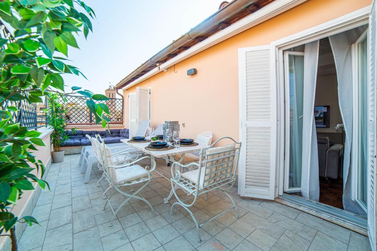 Luxury Top Floor In Trastevere Rome Buitenkant foto