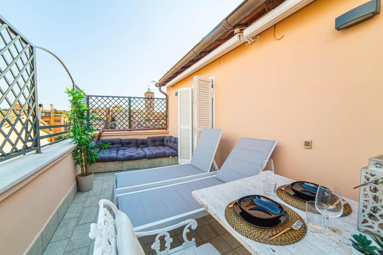 Luxury Top Floor In Trastevere Rome Buitenkant foto