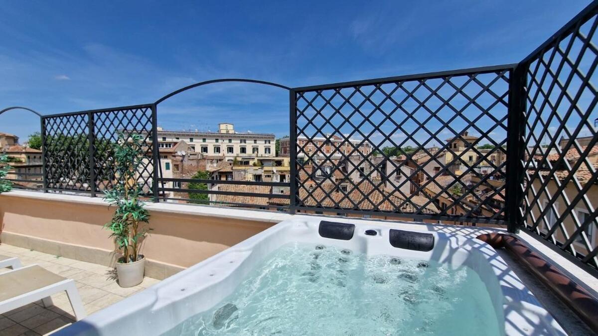 Luxury Top Floor In Trastevere Rome Buitenkant foto